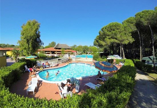 Kemp Free Beach (mobilní domy), Toskánsko, Itálie - Italy